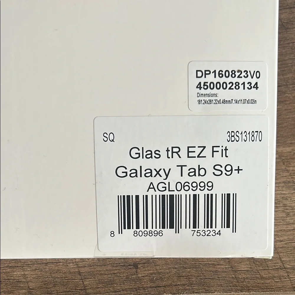 Spigen Glas.tR EZ Fit Screen Protector Galaxy Tablet S9+